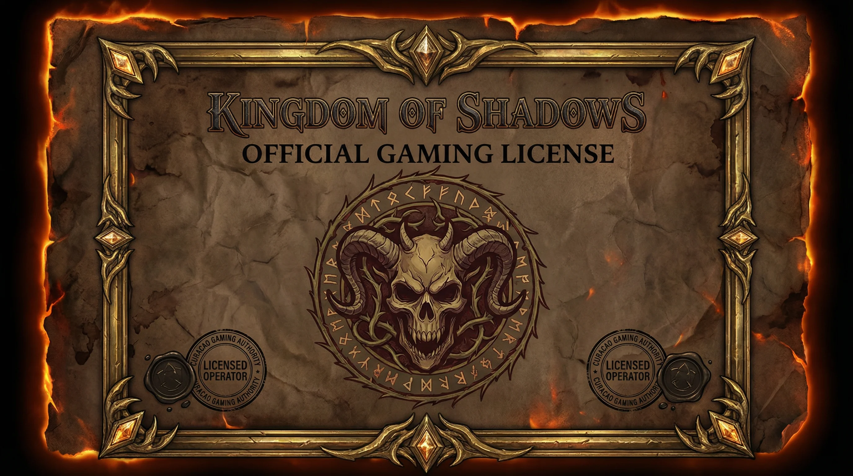 Certificado de licença de jogos Curaçao eGaming do mgmbet